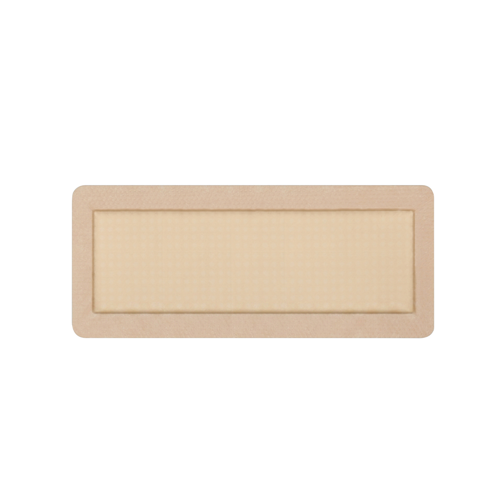 30x10cm lang rektangulær silikonkantet skumbandasje