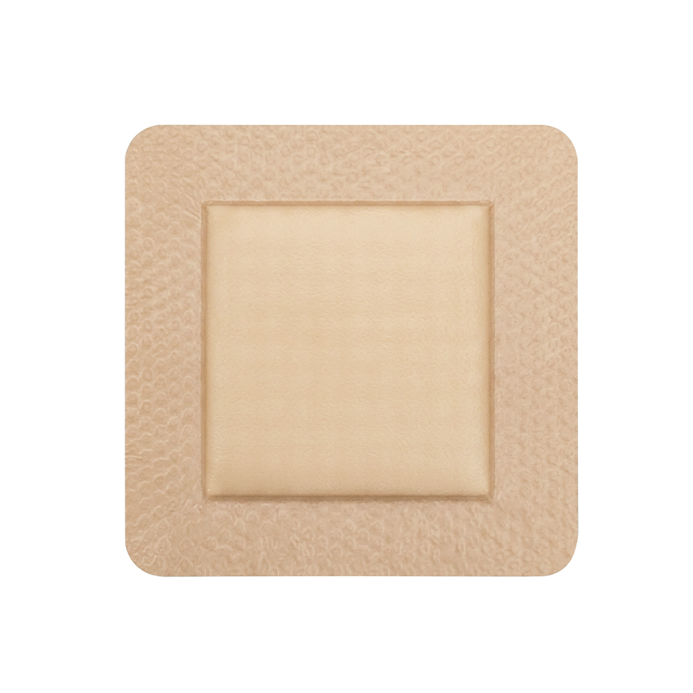 5x5 cm silikonkantet skumbandasje