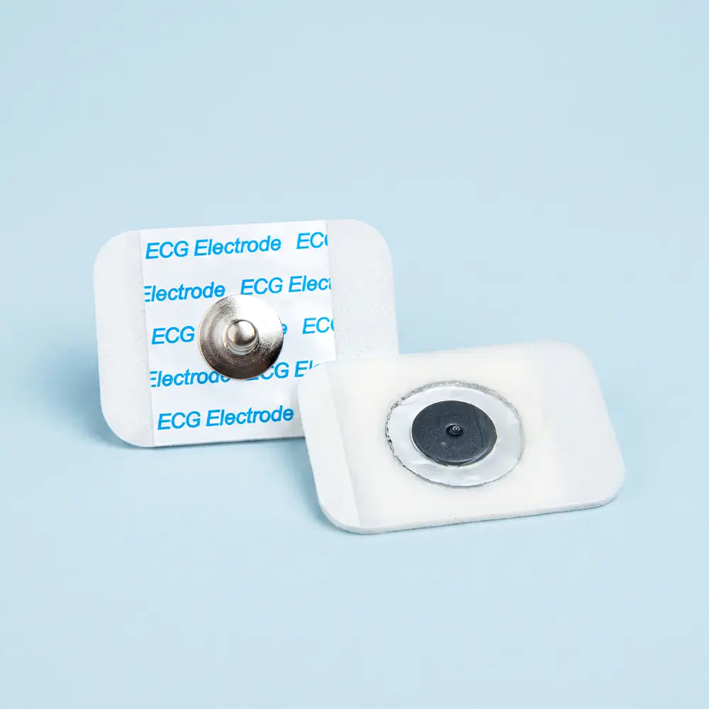 25*35 mm engangs skum-snap-EKG-elektrode for voksen-EKG-overvåking