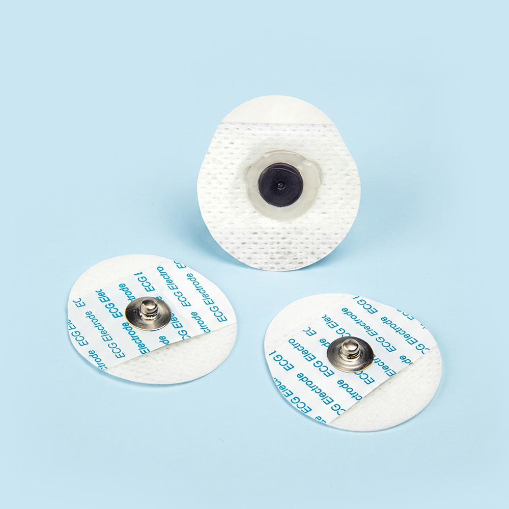 36*40mm Disponibel Teardrop Non-woven EKG-elektrode