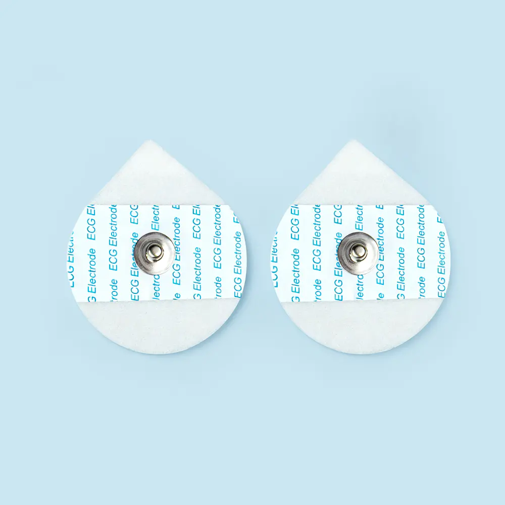 43*50 mm dråpeform engangs skum EKG-elektroder