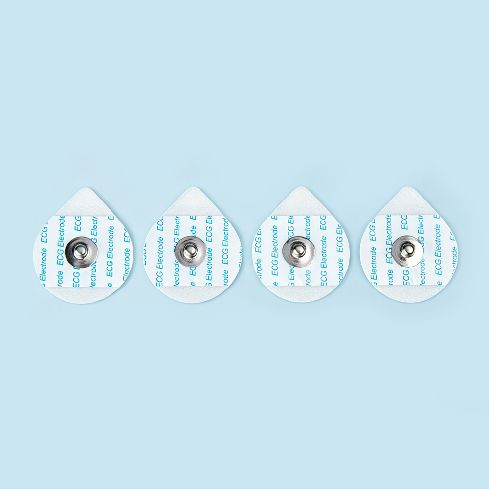 36*40mm Disponible Teardrop Foam EKG-elektroder