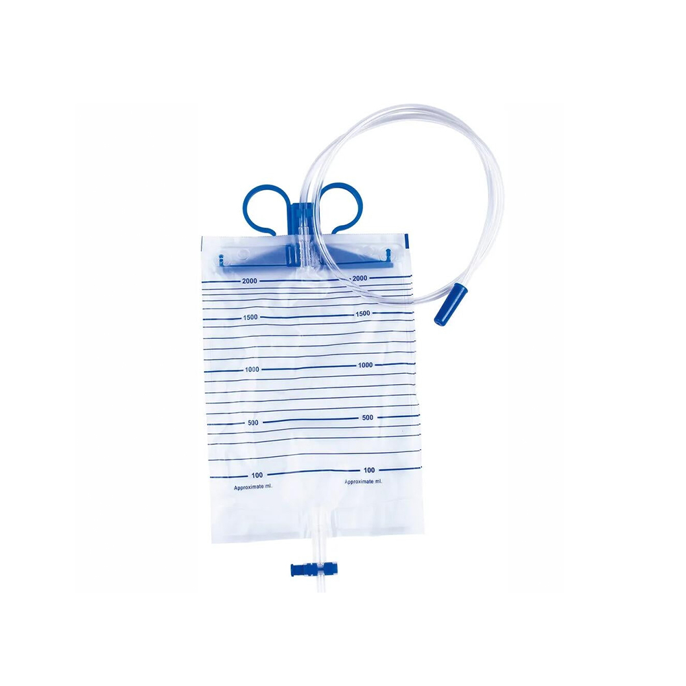 1000ml/1500ml/2000ml Premium medisinsk kvalitet urinpose med plasthengere